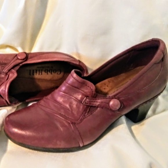 Cobb Hill Leather with Button & Leather Twist - Picture 2 of 3